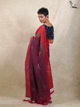 Women's Multicolor Cotton Acrylic Saree