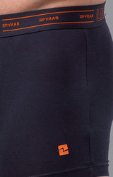 Men's Grey Mid-Rise Solid Trunk