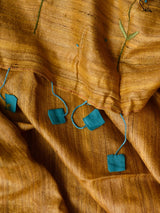 Women's Yellow Silk Saree
