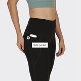 Women's Black Solid Sports High Rise Pant