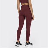 Women's Red Solid Sports High Rise Legging - Tall