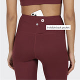 Women's Red Solid Sports High Rise Legging - Tall
