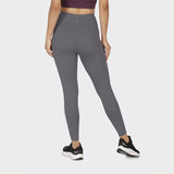 Women's Gray Solid Sports High Rise Pant - Tall