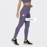 Women's Purple Solid Sports High Rise Legging - Tall