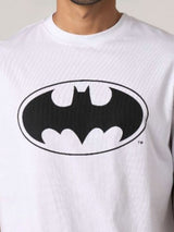 Men's Boxy Batman Printed Round Neck Tshirt