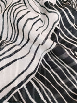 Women's Black Viscose Saree