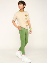 Boys Multicolor Casual Printed Regular Fit Half Sleeves Co-ord Set