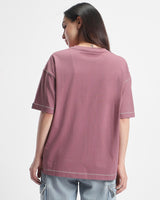Women's Purple Casual Oversized Tshirt