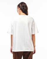 Women's Casual Oversized Fit Solid Half Sleeves Tshirt