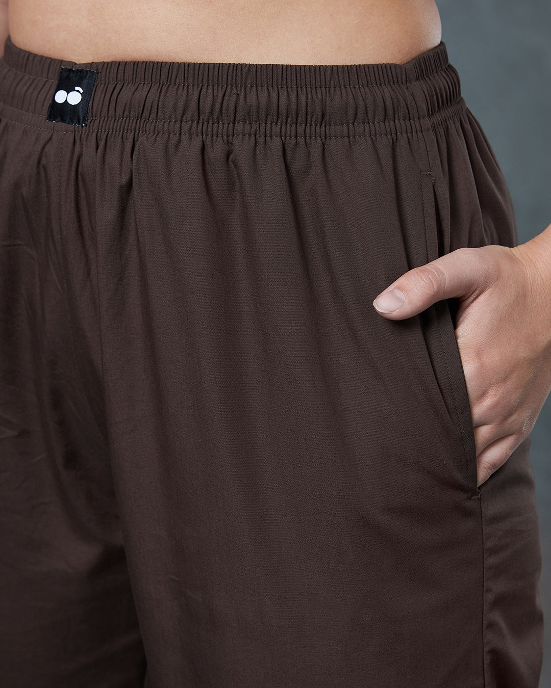 Women's Brown Casual Solid Pyjama